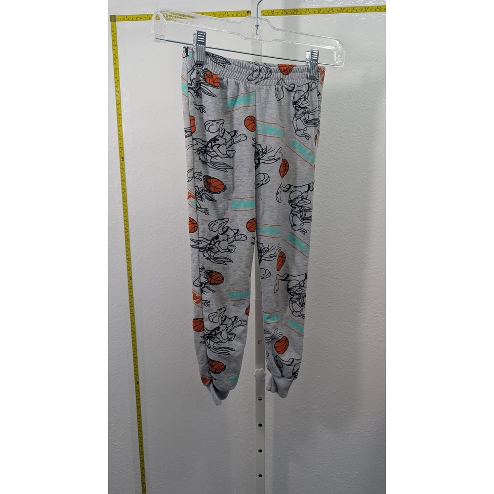 Space Jam A New Legacy Bugs Bunny Gray Pajama Pant Kid Size 6 Joggers Basketball